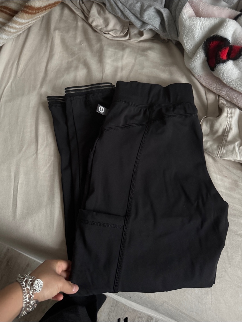 Urbane Black Activewear Leggings/scrubs
